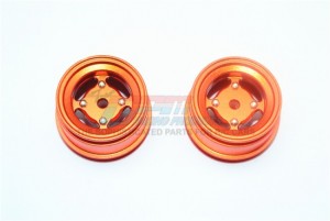 GPM FL8894W/+2MM ALUMINUM +2MM 4 LUG REAR RIM 1/8 RC X-Rider Flamingo - FL8894W/+2MM-OR