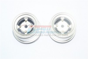 GPM FL8894W/+2MM ALUMINUM +2MM 4 LUG REAR RIM 1/8 RC X-Rider Flamingo - FL8894W/+2MM-S
