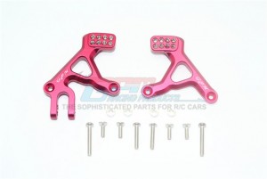 GPM TRX4028A ALUMINUM FRONT ADJUSTABLE SHOCK TOWER TRAXXAS TRX-4 DEFENDER 82056-4 TACTICAL UNIT 82066-4 - RED - TRX4028A-R