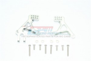 GPM TRX4028A ALUMINUM FRONT ADJUSTABLE SHOCK TOWER TRAXXAS TRX-4 DEFENDER 82056-4 TACTICAL UNIT 82066-4 - SILVER - TRX4028A-S