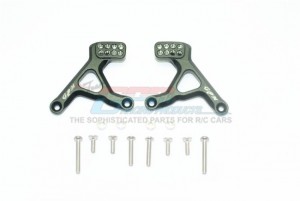 GPM TRX4030A ALUMINUM REAR ADJUSTABLE SHOCK TOWER TRAXXAS TRX-4 DEFENDER 82056-4 TACTICAL UNIT 82066-4 - BLACK - TRX4030A-BK