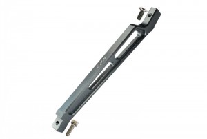 GPM MAT016F ALUMINUM FRONT CHASSIS BRACE AR320445 ARRMA TALION ARA106048 - GUN SILVER - MAT016F-GS