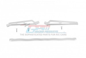 GPM MAT2516FR ALUMINUM CENTER BRACE BAR CHASSIS BRACE ARRMA TALION ARA106048 - SILVER - MAT2516FR-S