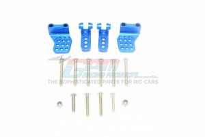 GPM  TRX4029FRBZ ALUMINUM ADJUSTABLE F+R DAMPER MOUNT (MULTIPLE POSITIONING HOLES) TRAXXAS TRX-4 BENZ G500, FORD BRONCO 82046-4, BLAZER 82076-4 - BLUE - TRX4029FRBZ-B