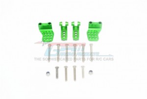 GPM  TRX4029FRBZ ALUMINUM ADJUSTABLE F+R DAMPER MOUNT (MULTIPLE POSITIONING HOLES) TRAXXAS TRX-4 BENZ G500, FORD BRONCO 82046-4, BLAZER 82076-4 - GREEN - TRX4029FRBZ-G
