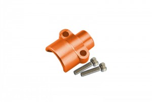 GPM MYT016R AX31512 ALUMINUM CENTER MAIN SHAFT STABILIZING JOINT AXIAL 1/18 YETI JR AX90052-1001 / AXI90069-1001 - ORANGE - MYT016R-OR