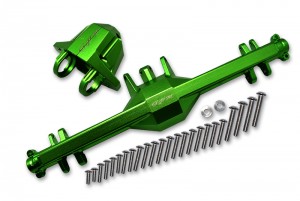 GPM UDR013 ALUMINUM REAR AXLE HOUSING WITH CARRIER 1/7 UNLIMITED DESERT RACER PRO-SCALE 4X4-85076-4 - GREEN - UDR013-G
