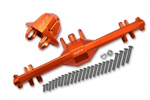 GPM UDR013 ALUMINUM REAR AXLE HOUSING WITH CARRIER 1/7 UNLIMITED DESERT RACER PRO-SCALE 4X4-85076-4 - ORANGE - UDR013-OR