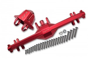 GPM UDR013 ALUMINUM REAR AXLE HOUSING WITH CARRIER 1/7 UNLIMITED DESERT RACER PRO-SCALE 4X4-85076-4 - RED - UDR013-R