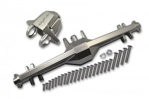 GPM UDR013 ALUMINUM REAR AXLE HOUSING WITH CARRIER 1/7 UNLIMITED DESERT RACER PRO-SCALE 4X4-85076-4 - SILVER - UDR013-S