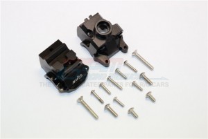ALUMINIUM FRONT GEAR BOX TRAXXAS XO-01 - Black - XO012-BK