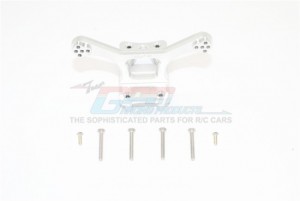 GPM RK028 ALUMINUM FRONT SHOCK TOWER 1/10 4WD ROCK REY BRUCHLESS ROCK RACER LOS03009T1/T2 - SILVER - RK028-S