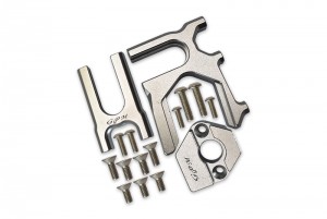 GPM ALU CENTER DIFFERENTIAL FRONT REAR MOTOR MOUNT 2019 KRATON ARA106040T1, ARA106040T2 / TYPHON ARA106046 / TALION ARA106048 / OUTCAST ARA106060 / NO ... - MAK01718A-S