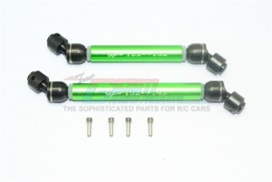 GPM ES037SA ALUMINIUM FRONT CVD DRIVE SHAFT 1/10 ENDURO SENDERO TRAIL TRUCK 40100 - GREEN - ES037SA-G