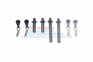 GPM ES201FR FRONT REAR BODY POST 1/10 ELEMENT RC ENDURO SENDERO TRAIL TRUCK 40100 - ES201FR-BK