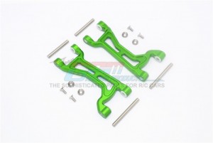 GPM TXMS054F/R ALUMINIUM FRONT / REAR UPPER ARMS  1/10 4WD MAXX MONSTER TRUCK 89076-4 1/8 MAXX SLASH 6S 102076-4 - TXMS054F/R-G
