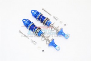 GPM MAT105F ALUMINUM FRONT DOUBLE SECTION SPRING DAMPERS 105MM 1/8 RC TALION 6S BLX SPEED TRUGGY - BLUE - MAT105F-B-S