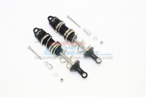 GPM MAT105F ALUMINUM FRONT DOUBLE SECTION SPRING DAMPERS 105MM 1/8 RC TALION 6S BLX SPEED TRUGGY - BLACK - MAT105F-BK-S