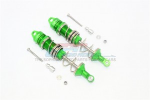 GPM MAT105F ALUMINUM FRONT DOUBLE SECTION SPRING DAMPERS 105MM 1/8 RC TALION 6S BLX SPEED TRUGGY - GREEN - MAT105F-G-S