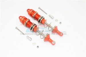 GPM MAT105F ALUMINUM FRONT DOUBLE SECTION SPRING DAMPERS 105MM 1/8 RC TALION 6S BLX SPEED TRUGGY - ORANGE - MAT105F-OR-S