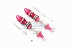 GPM MAT105F ALUMINUM FRONT DOUBLE SECTION SPRING DAMPERS 105MM 1/8 RC TALION 6S BLX SPEED TRUGGY - RED - MAT105F-R-S