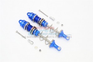 GPM MAT125R ALUMINUM REAR DOUBLE SECTION SPRING DAMPERS 105MM 1/8 RC TALION 6S BLX SPEED TRUGGY - BLUE - MAT125R-B-S
