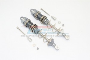 GPM MAT125R ALUMINUM REAR DOUBLE SECTION SPRING DAMPERS 105MM 1/8 RC TALION 6S BLX SPEED TRUGGY - GUN SILVER - MAT125R-GS-S