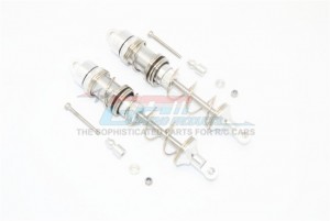 GPM MAT125R ALUMINUM REAR DOUBLE SECTION SPRING DAMPERS 105MM 1/8 RC TALION 6S BLX SPEED TRUGGY - SILVER - MAT125R-S-S