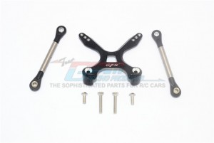 GPM GT049RT TITANIUM REAR TIE RODS WITH STABILIZER TRAXXAS 1/10 4WD FORD GT4-TEC 2.0 - GT049RT-BK