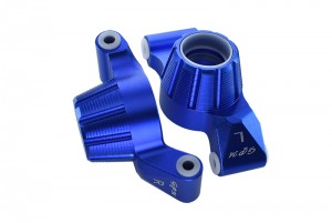 GPM TXMS022 ALUMINUM REAR KNUCKLE ARM TRAXXAS RC 1/10 MAXX MONSTER 89076-4 / 1/8 6S MAXX SLASH 102076-4 - BLUE - TXMS022-B