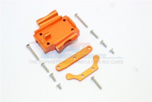 GPM XO013A ALUMINIUM REAR GEAR BOX BOTTOM MOUNT TRAXXAS XO-01 SUPER CAR - Orange - XO013A-OR