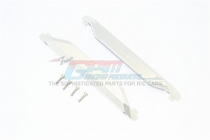 GPM TXMS014 8923 ALUMINUM CHASSIS NERF BARS 1/10 RC TRAXXAS MAXX MONSTER - SILVER - TXMS014-S