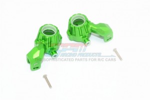 GPM TXMS021 ALUMINUM FRONT KNUCKLE ARMS TRAXXAS 1/10 MAXX MONSTER 89076-4 / 1/8 MAXX SLASH 6S 102076-4 - GREEN - TXMS021-G
