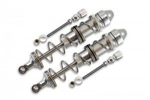 GPM MAK115FAA ALU FRONT DOUBLE SECTION SPRING DAMPERS 115mm ARRMA 1/8 KRATON 6S OUTCAST SENTON TYPHON NOTORIOUS - SILVER - MAK115FAA-S-S