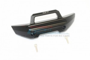 GPM TXMS330F ALUMINUM FRONT BUMPER 1/10 RC TRAXXAS MAXX MONSTER - BLACK - TXMS330F-BK