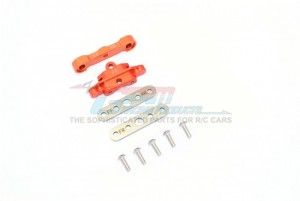 GPM TXMS008 ALUMINUM FRONT LOWER ARM TIE BAR MOUNT 1/10 RC TRAXXAS MAXX / 1/8 MAXX SLASH 6S MONSTER - ORANGE - TXMS008-OR