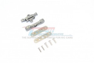 GPM TXMS009 ALUMINUM REAR  LOWER ARM TIE BAR MOUNT 1/10 RC TRAXXAS MAXX / MAXX W/WIDE MAXX MONSTER - GUN SILVER - TXMS009-GS