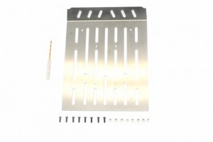 GPM TRX6ZSP2B-OC SCALE ACCESSORIES: STAINLESS STEEL TRUCK TRUNK LID FOR TRX-6 MERCEDES BENZ (STYLE B) - TRX6ZSP2B-OC